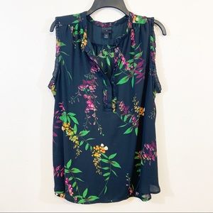 Worthington | Floral Blouse